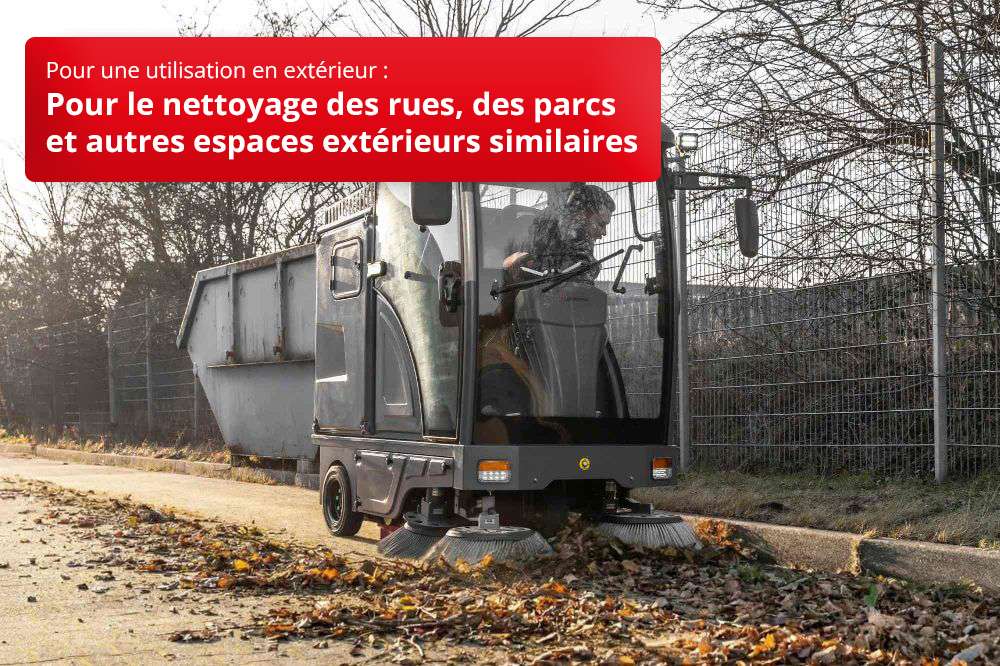 Balayeuse autoportée Clean Master Xtreme - 18000 m²/h agri-tract