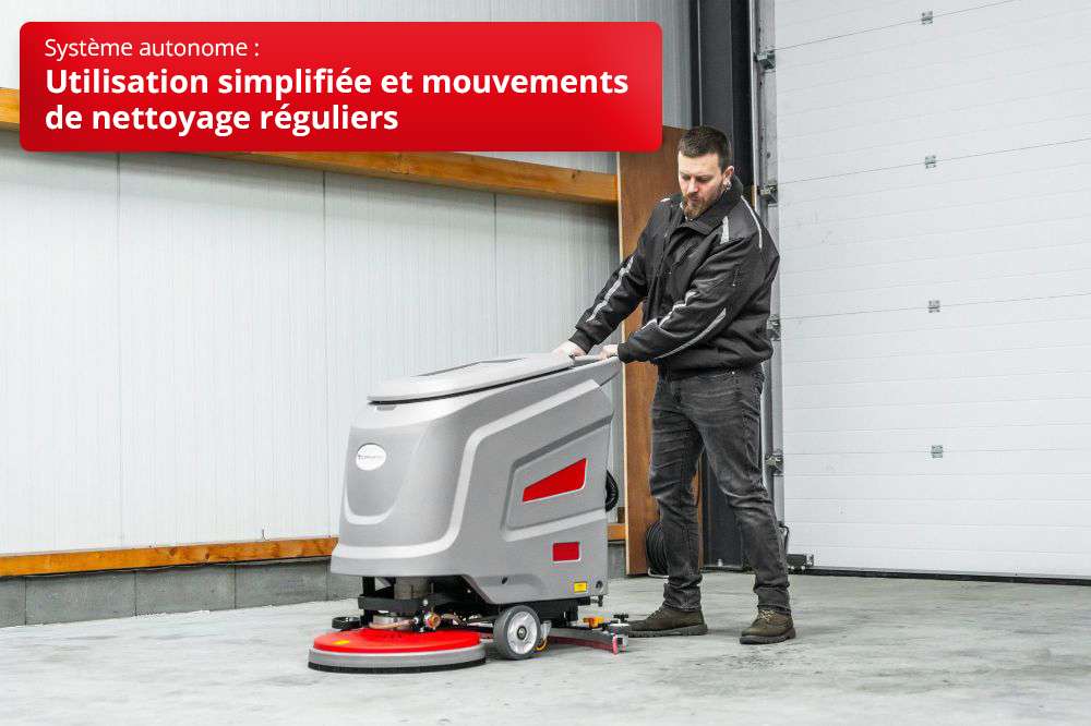 Autolaveuse CleanMaster Pro – 2600 m²/h, batterie incluse NEUF agri-tract