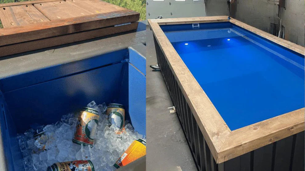 Piscine conteneur « One Tripper » de 6 m x 6 m agri-tract